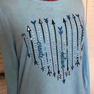 Blue Long Sleeve Shirt